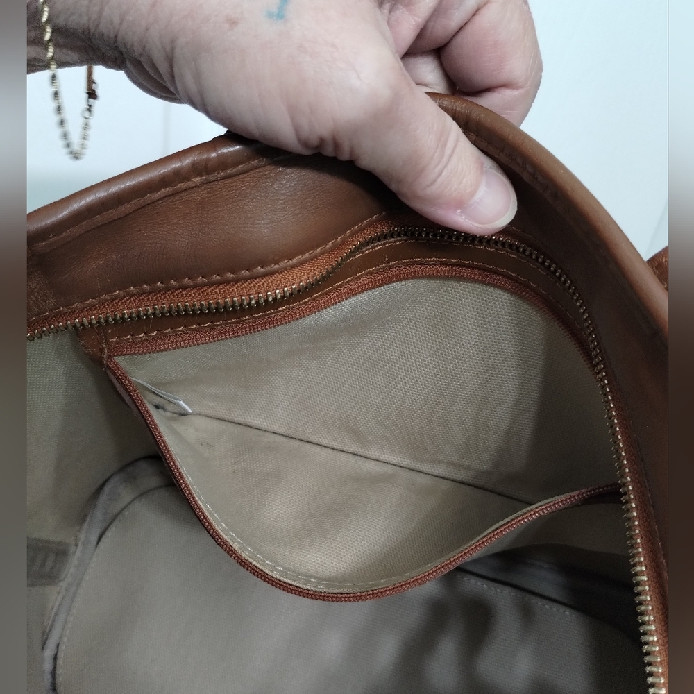 MCM Medium Liz Shopper Tote With MCM Bone Bag Charm - Picture 12 of 14